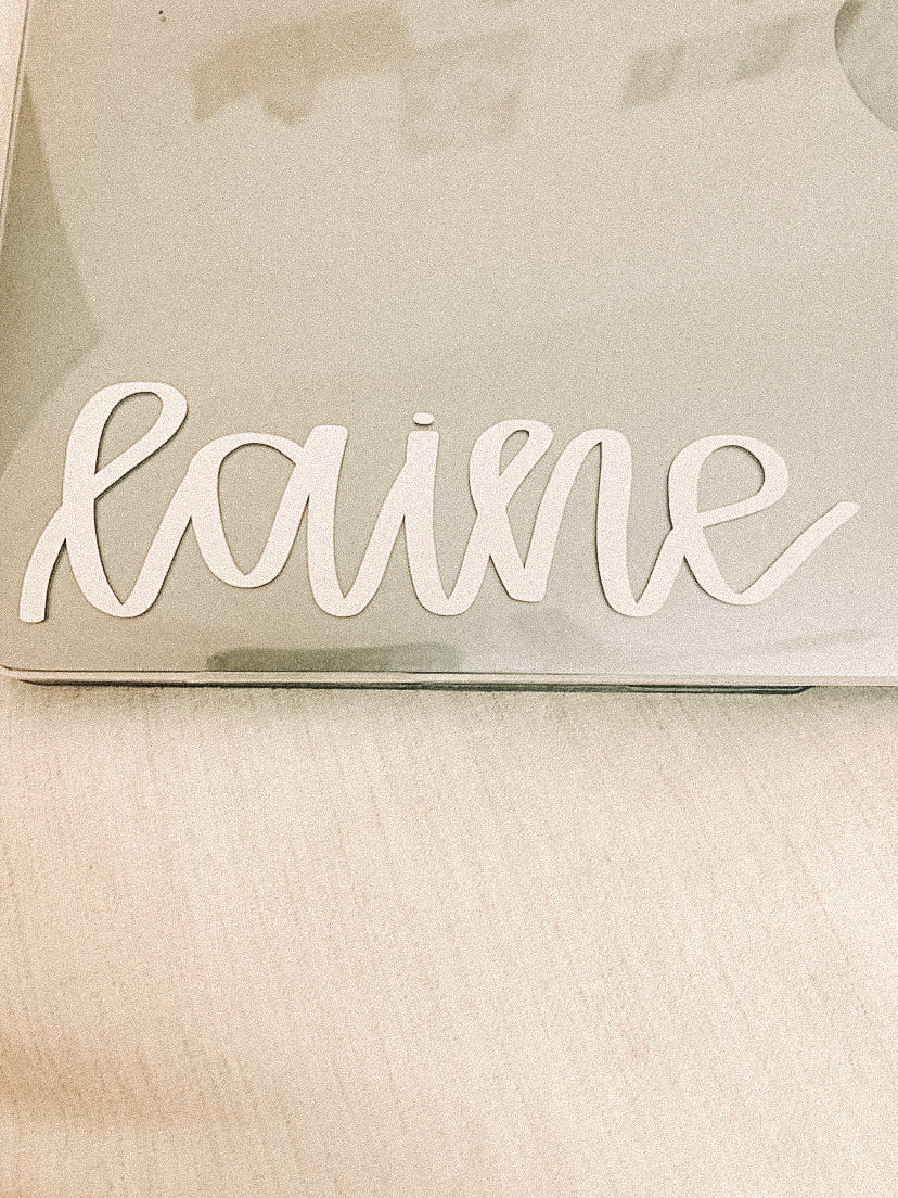 Calligraphy Name Sticker
