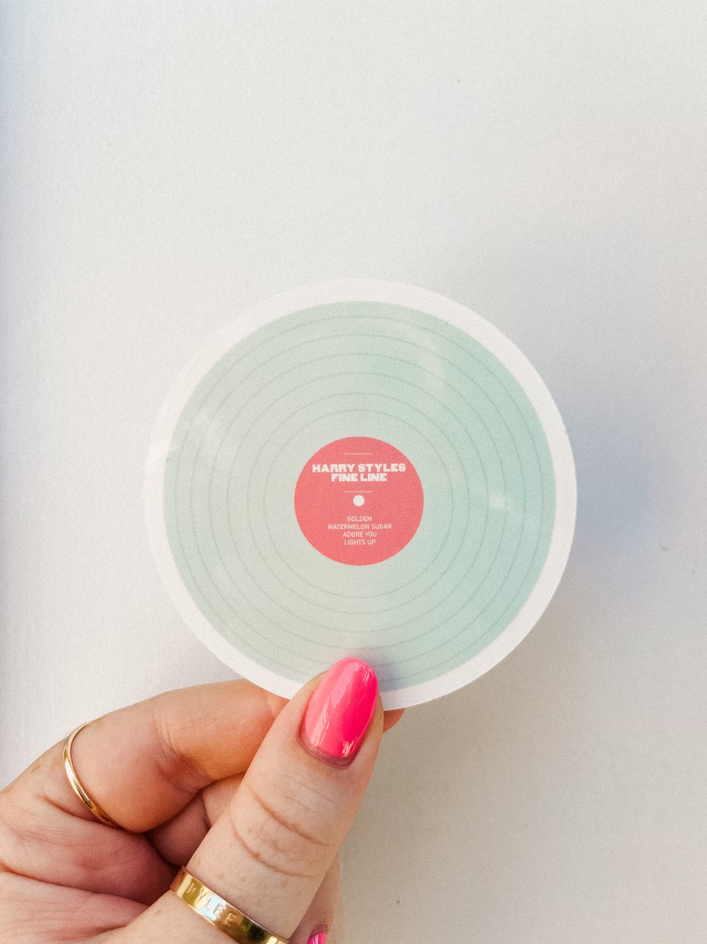 Fine Line Vinyl Sticker